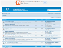 Tablet Screenshot of nojapyorafoorumi.fi
